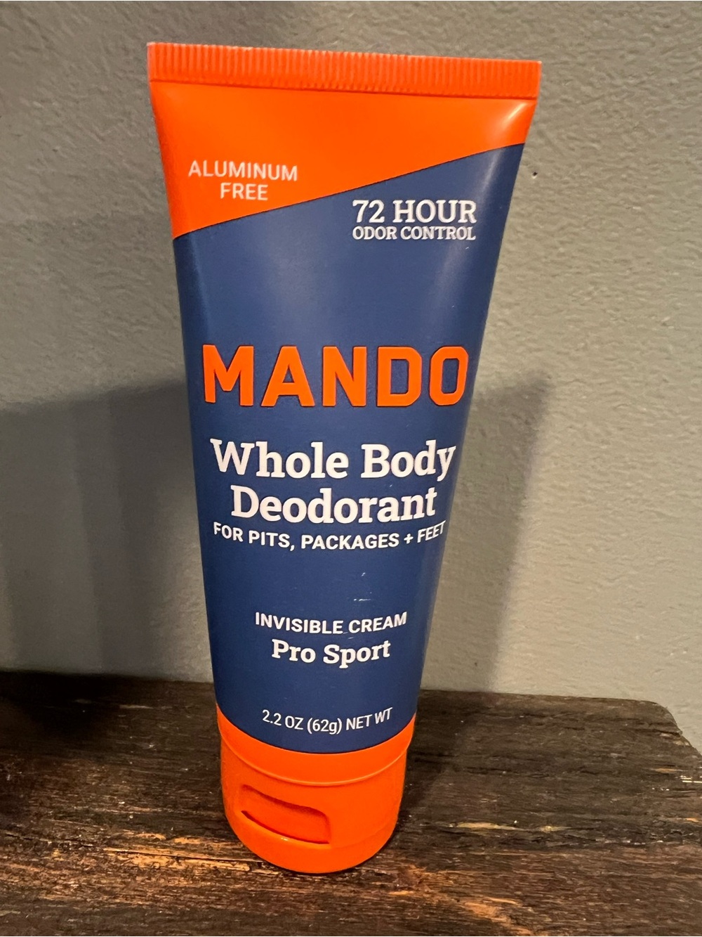 Mando Whole Body Deodorant Invisible Cream Pro Sport 2.2 oz Sealed NEW